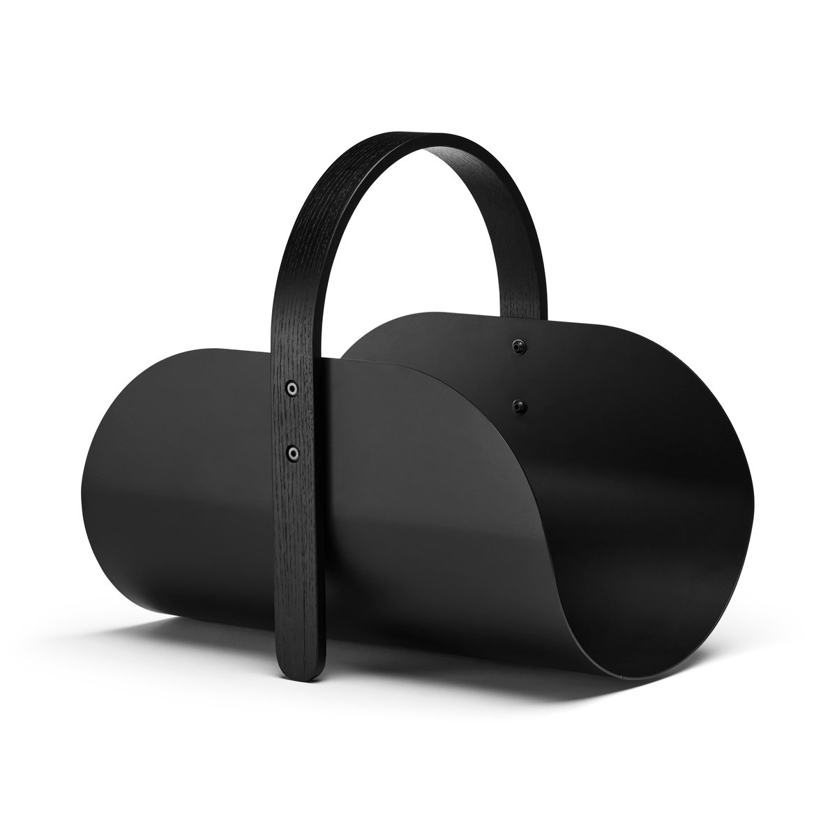 Cooee Design Woody wood basket Black stained oak | Scandinavian Design | Storage baskets | Black