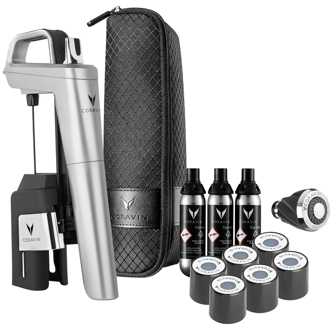 CORAVIN™ Timeless Six+ Wine System, Silver Coravin