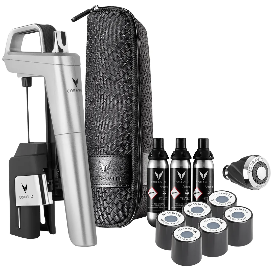 CORAVIN Timeless Six+ Wine System Silver | Scandinavian Design | Wine & barware | Silver-coloured