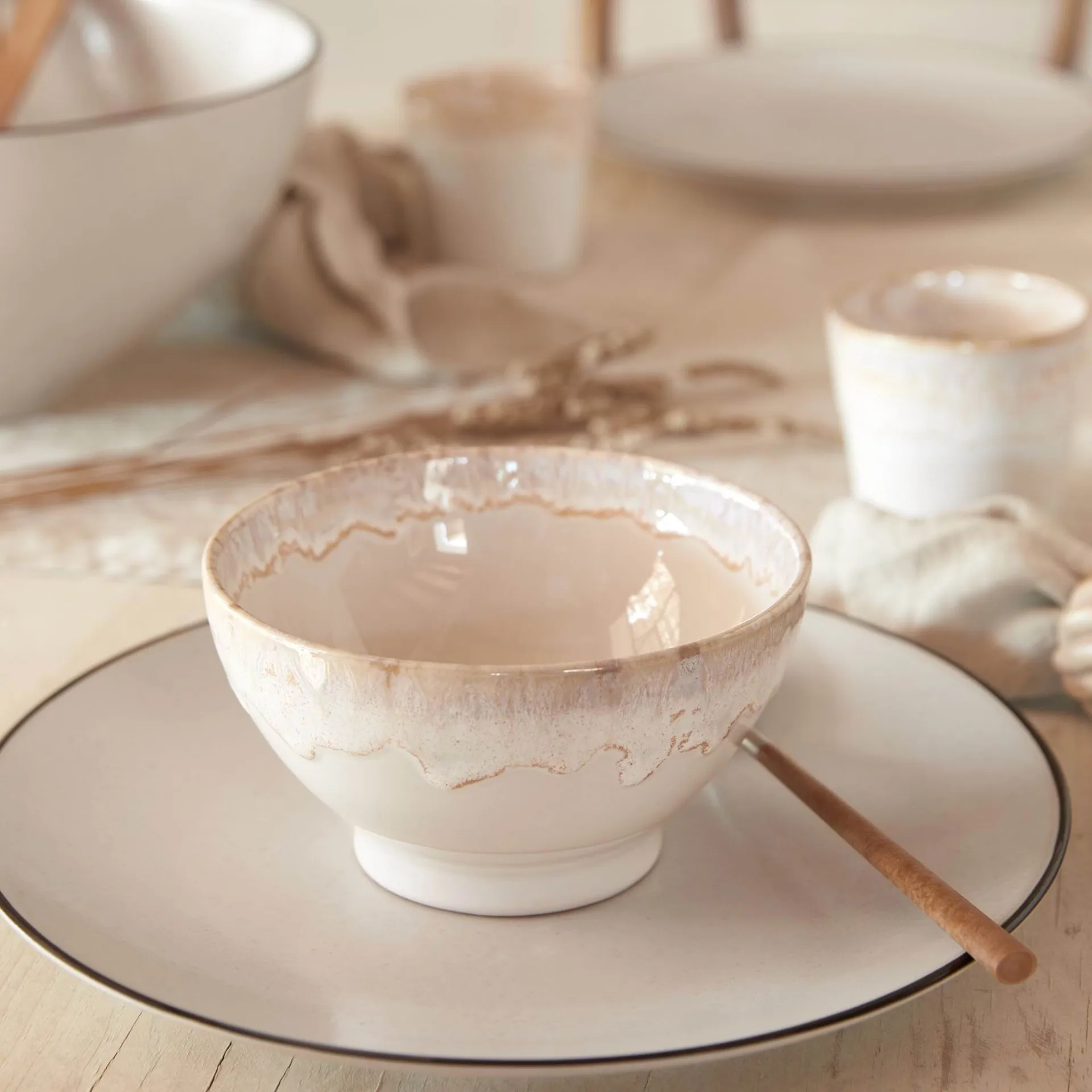 Latte bowl, White, 55 cl, 4-pack Costa Nova
