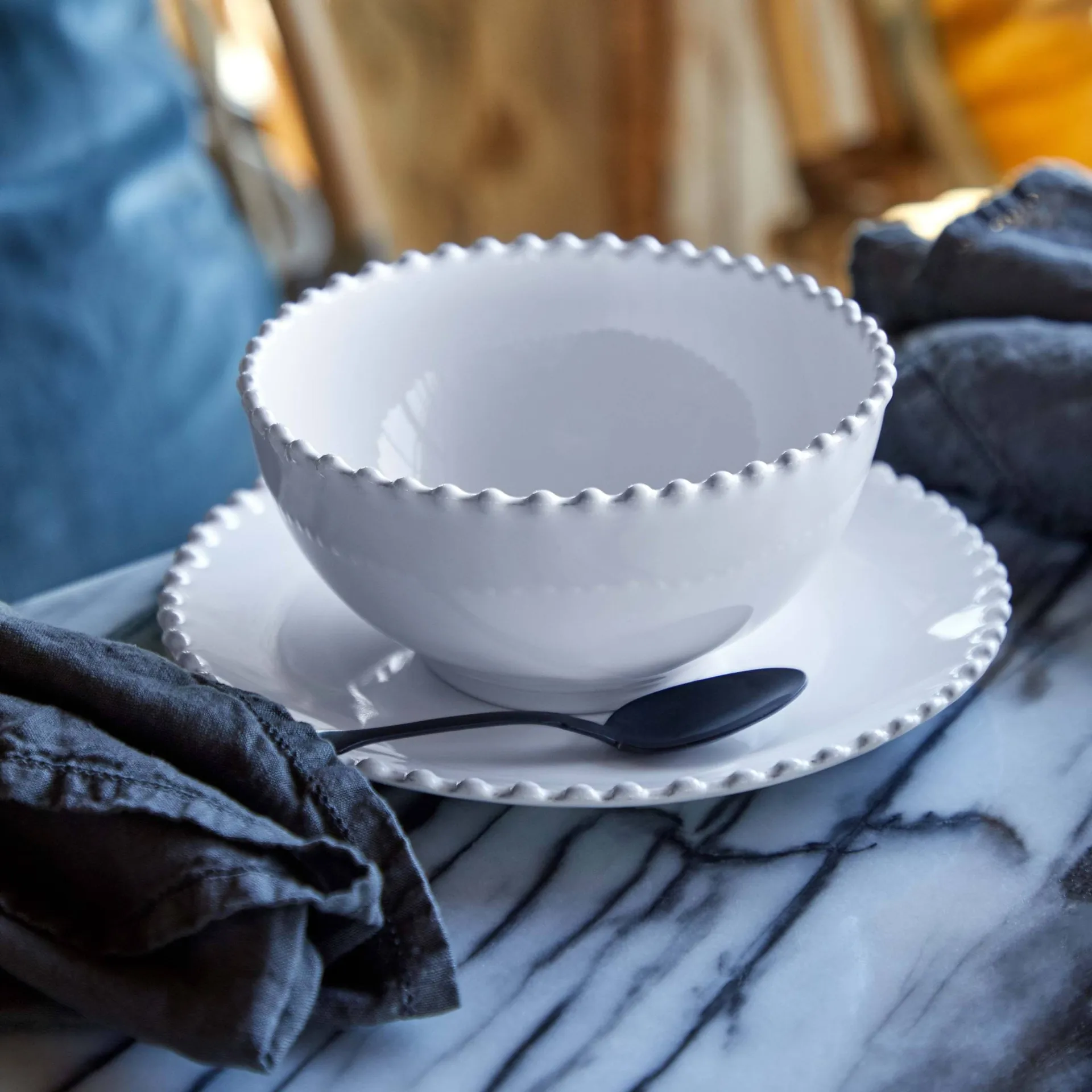 Pearl bowl, White, Ø17 cm Costa Nova