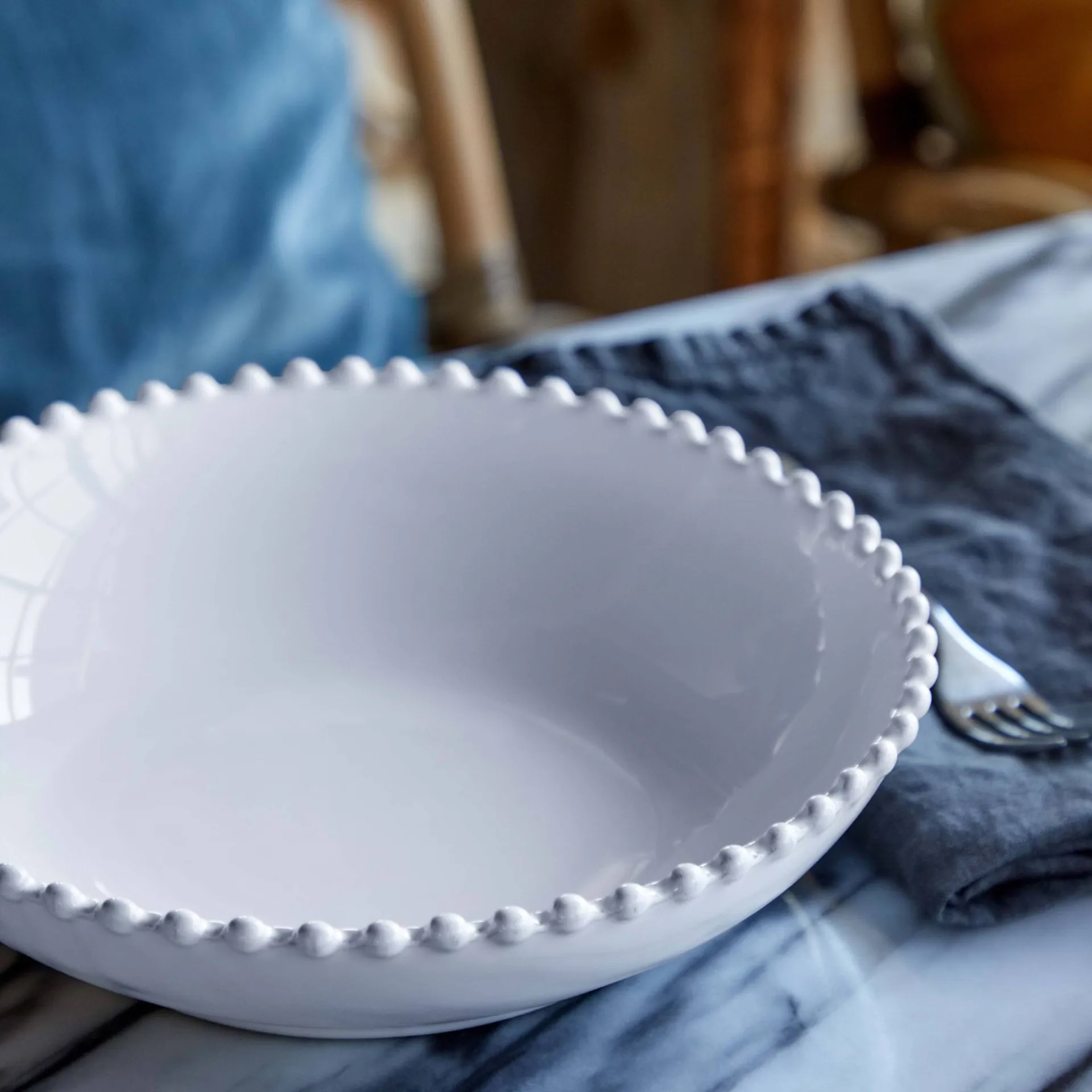 Pearl pasta bowl, White, Ø24 cm Costa Nova