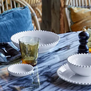 Pearl pasta bowl - White, Ø24 cm - Costa Nova