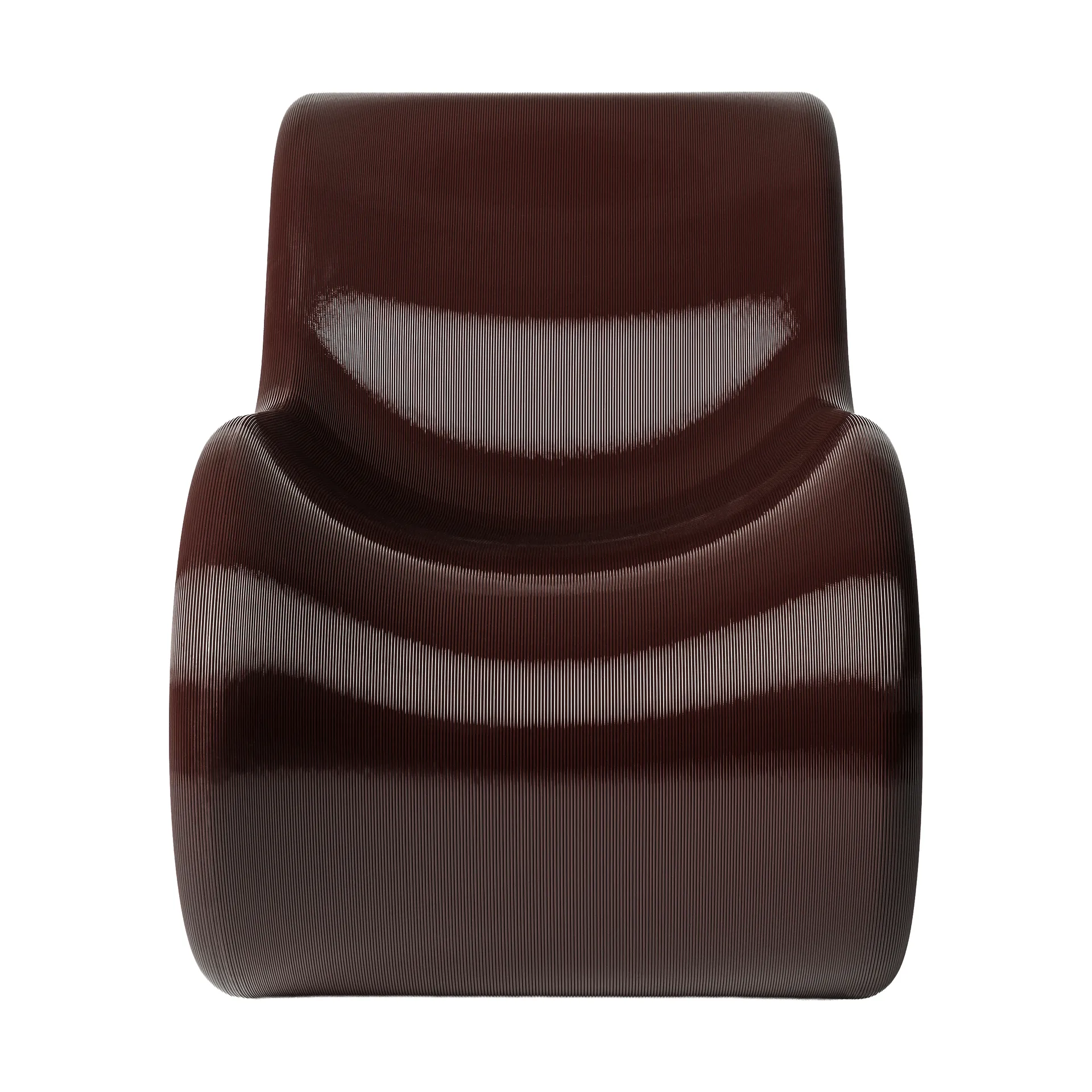 Éclair chair lounge chair, Cherry Crème Atelier