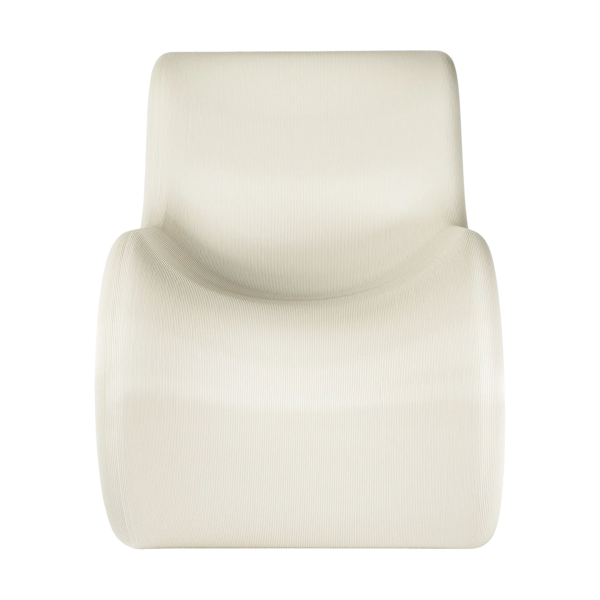 Éclair chair lounge chair, Cream Crème Atelier