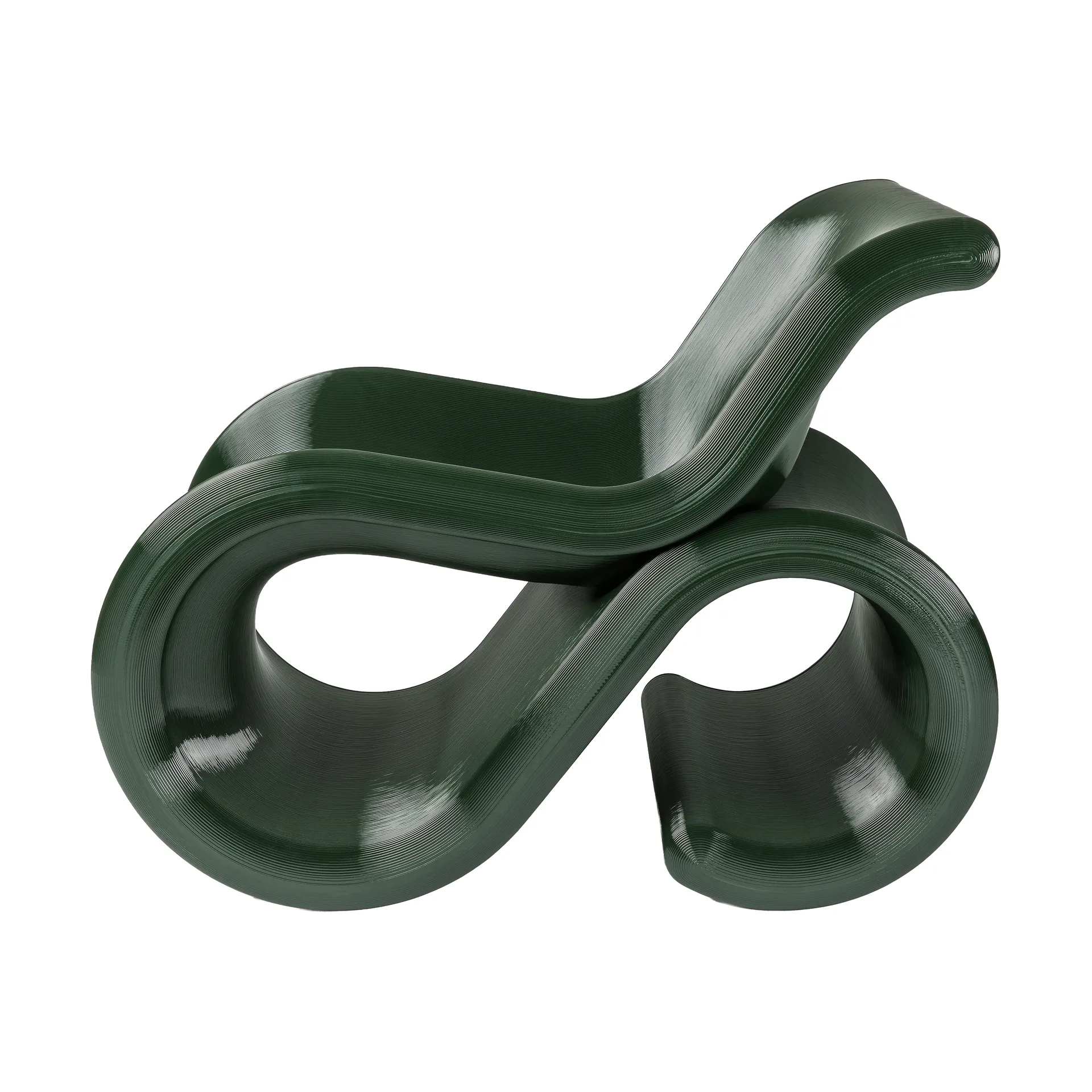 Éclair chair lounge chair, Nori Crème Atelier