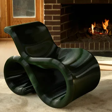 Éclair chair lounge chair - Nori - Crème Atelier