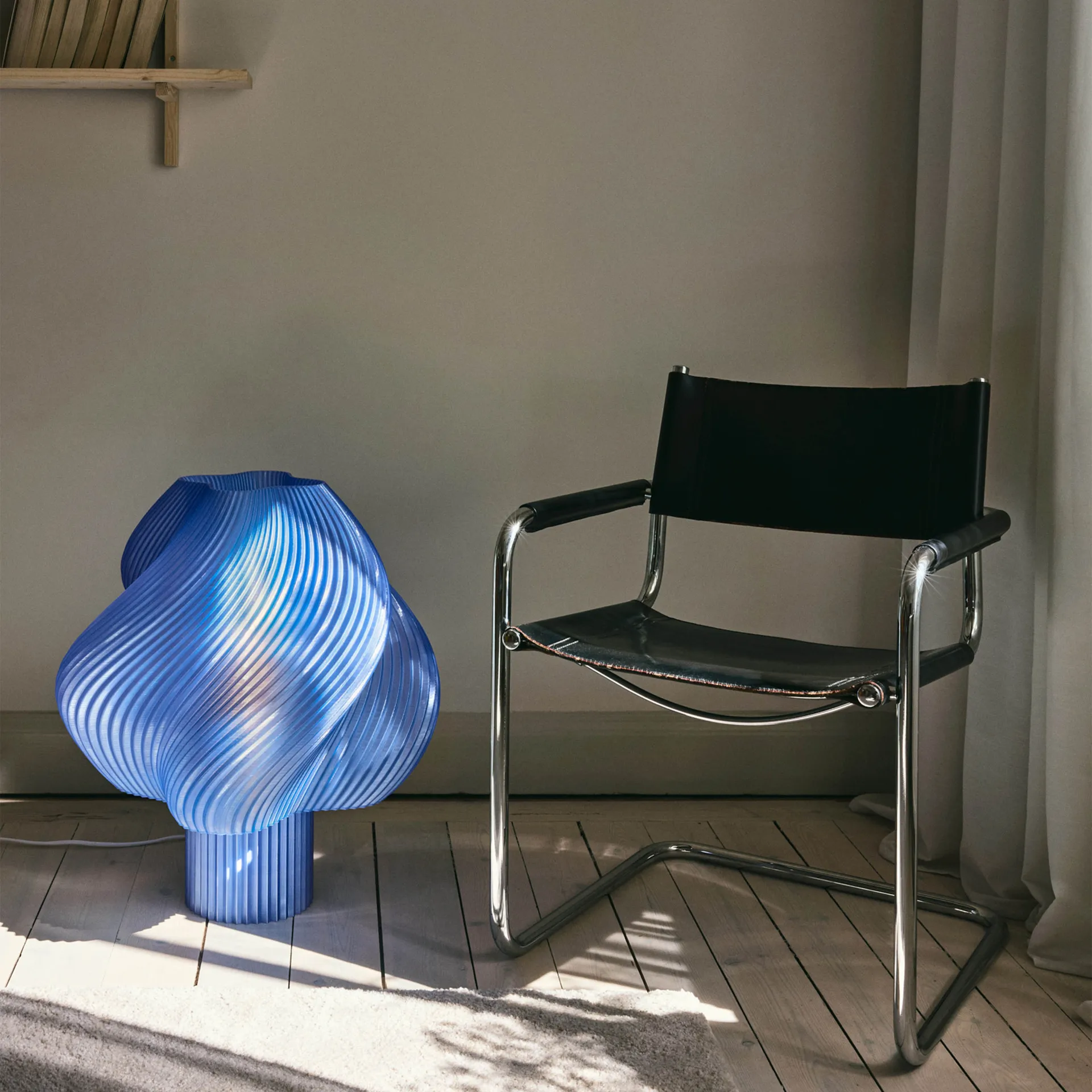 Soft Serve floor lamp, Blueberry Sorbet, Mega, 63 cm Crème Atelier