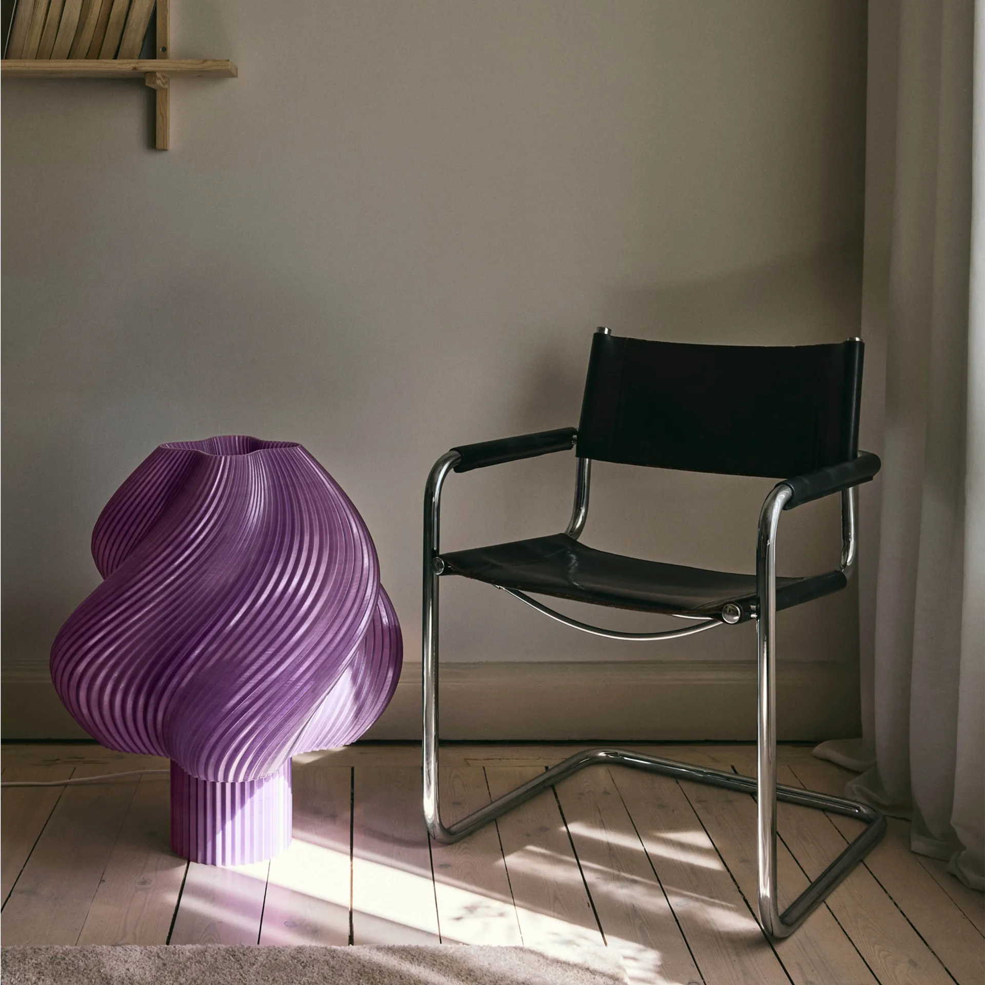 Soft Serve floor lamp, Lavender Sorbet, Mega, 63 cm Crème Atelier