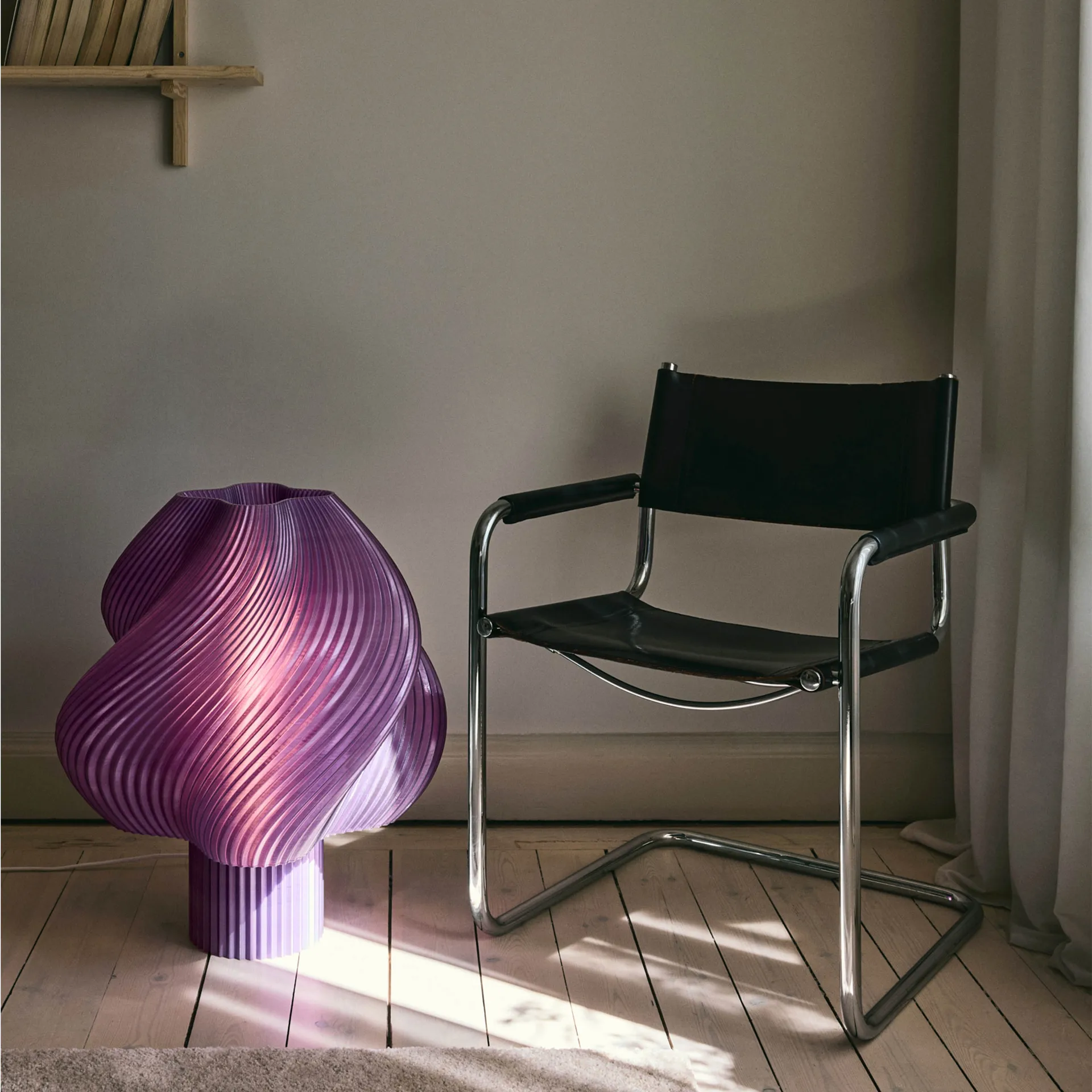 Soft Serve floor lamp, Lavender Sorbet, Mega, 63 cm Crème Atelier