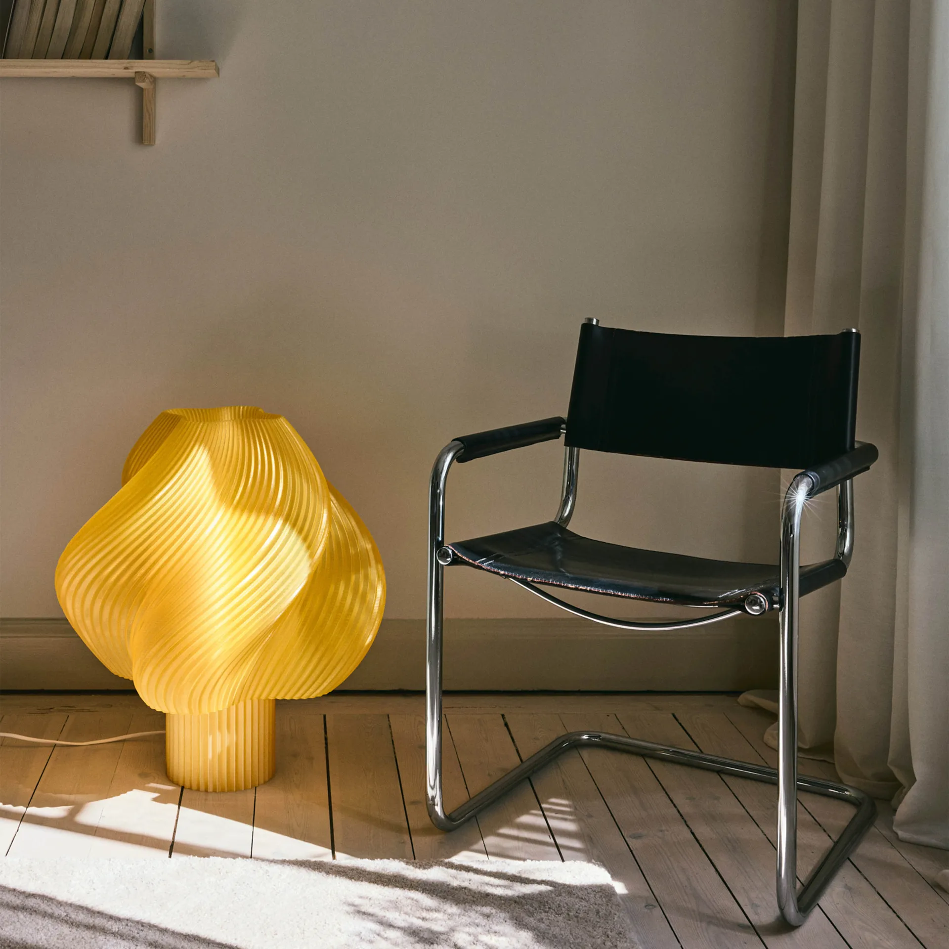 Soft Serve floor lamp, Limoncello Sorbet, Mega, 63 cm Crème Atelier