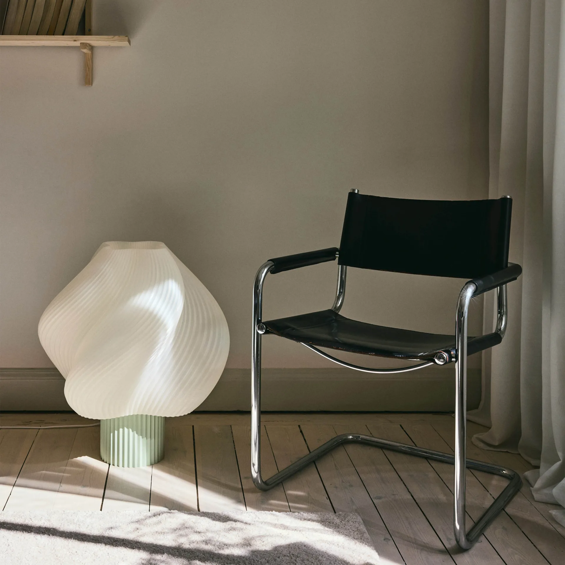 Soft Serve floor lamp, Matcha, Mega, 63 cm Crème Atelier