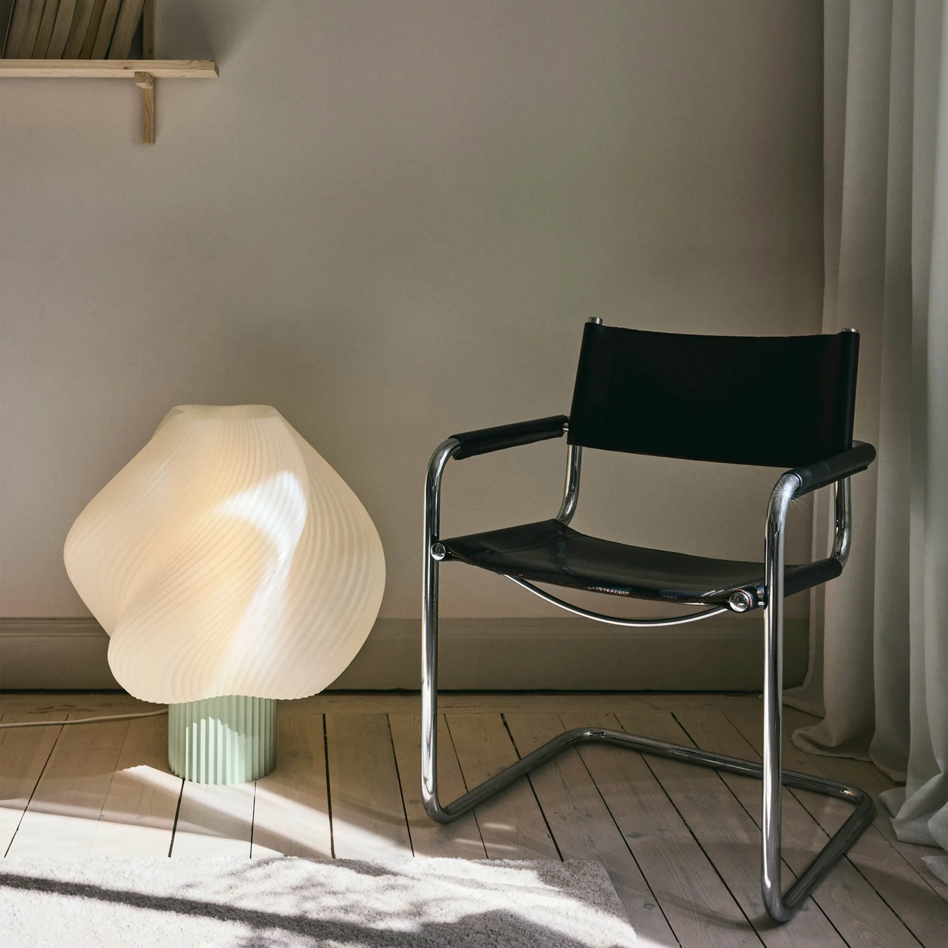 Soft Serve floor lamp, Matcha, Mega, 63 cm Crème Atelier