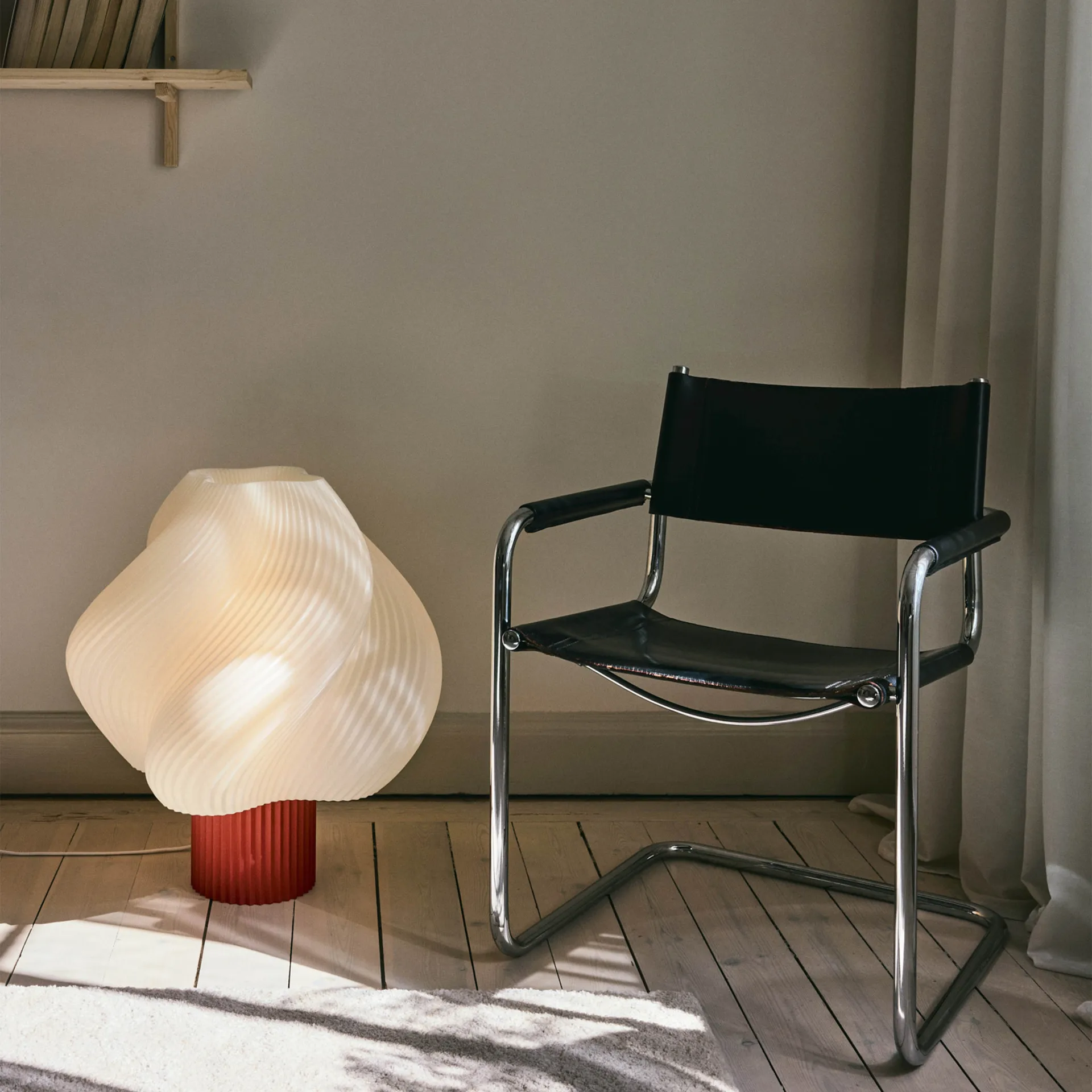 Soft Serve floor lamp, Rhubarb, Mega, 63 cm Crème Atelier