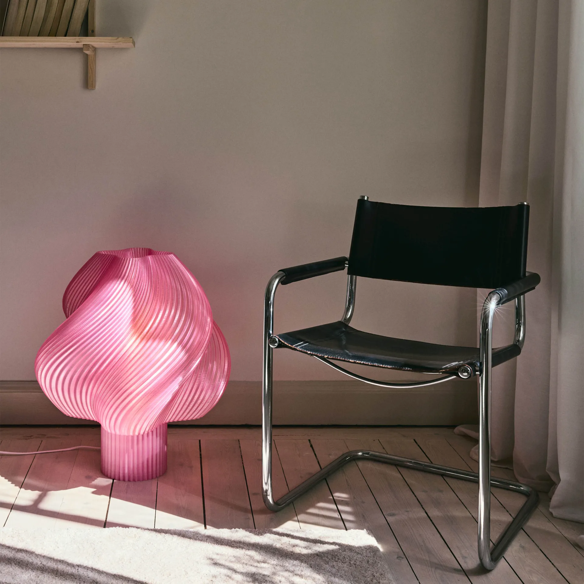 Soft Serve floor lamp, Rose Sorbet, Mega, 63 cm Crème Atelier