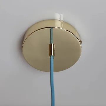 Soft Serve pendant - Blueberry sorbet-brass, 02, 25 cm - Crème Atelier