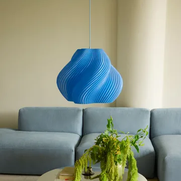 Soft Serve pendant - Blueberry sorbet-brass, Mega, 60 cm - Crème Atelier