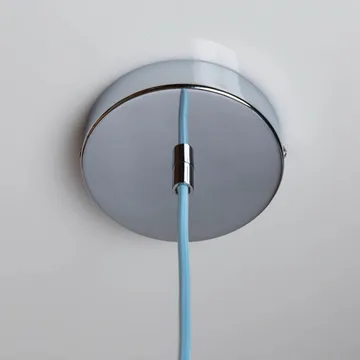 Soft Serve pendant - Blueberry sorbet-chrome, 01, 20 cm - Crème Atelier