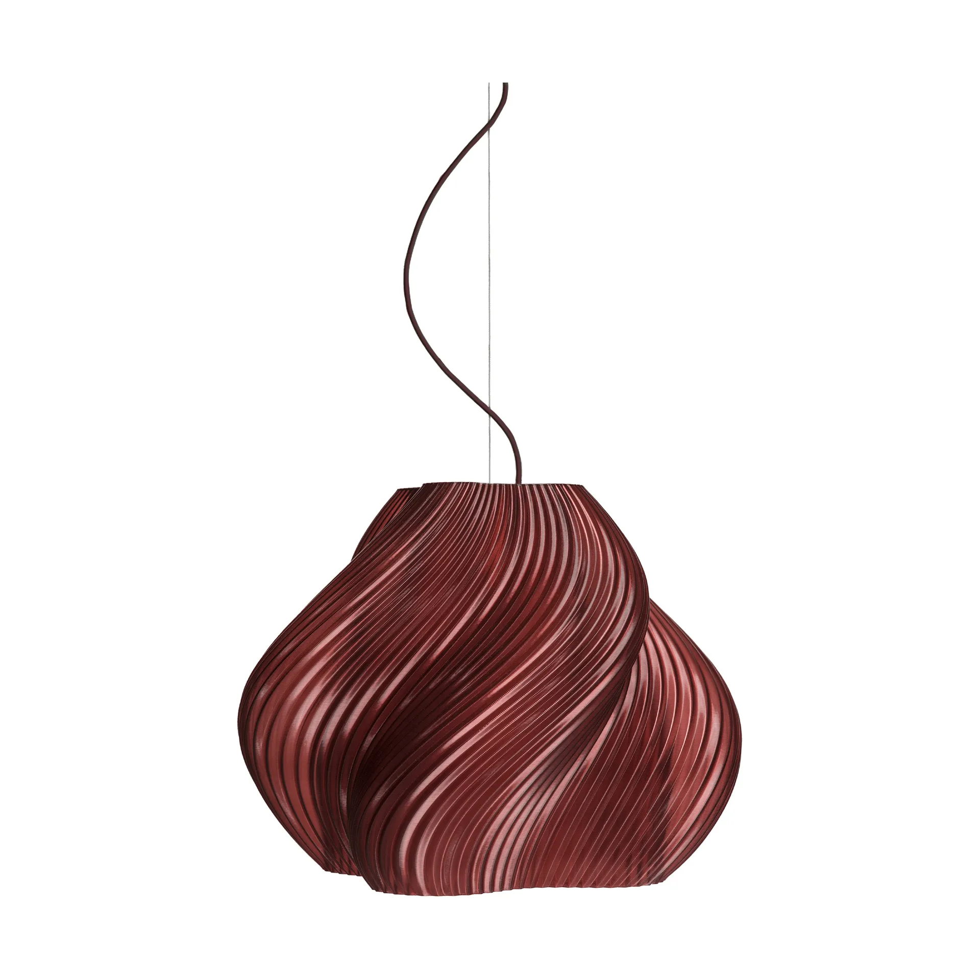 Soft Serve pendant, Cherry-chrome, Mega, 60 cm Crème Atelier