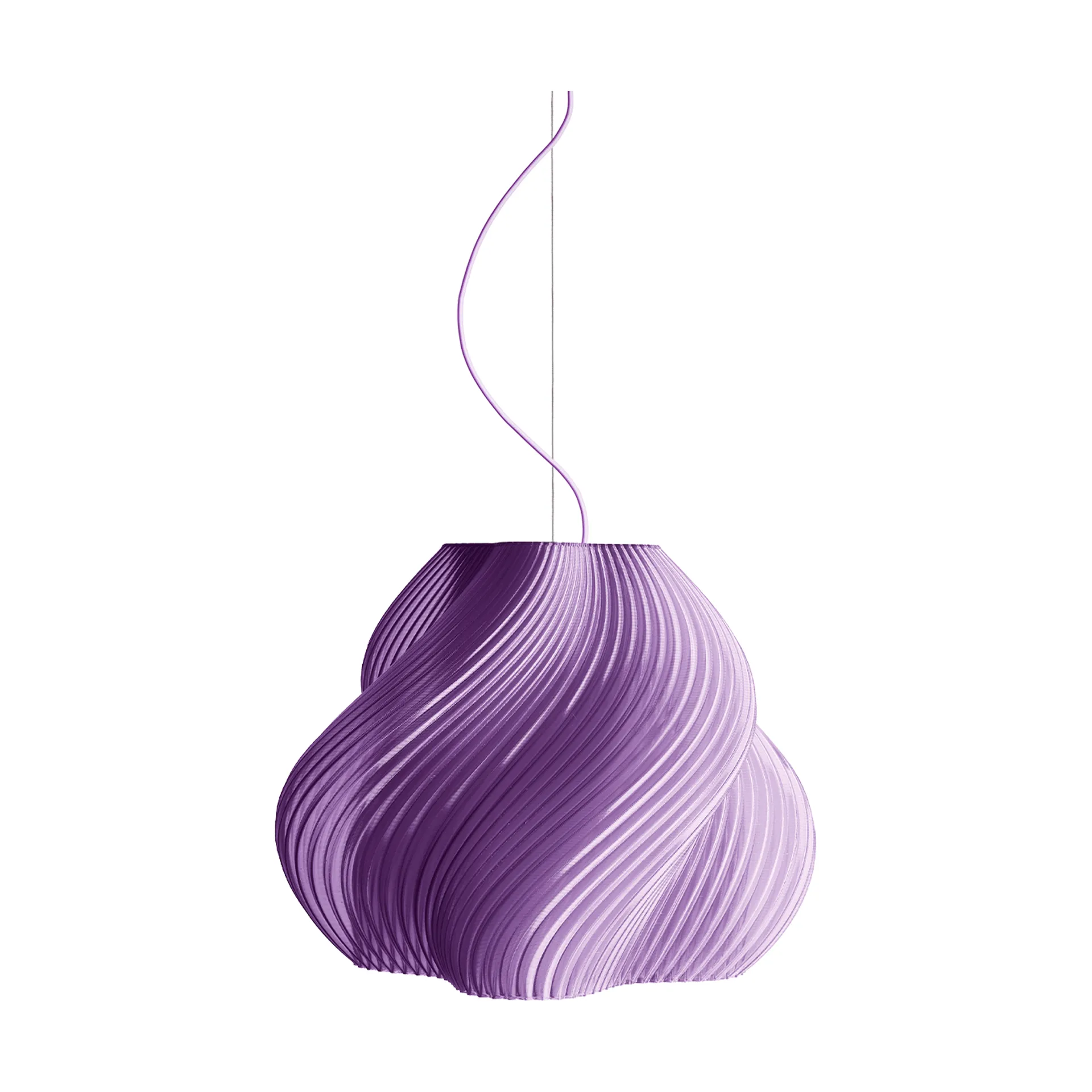 Soft Serve pendant, Lavender sorbet-chrome, Mega, 60 cm Crème Atelier
