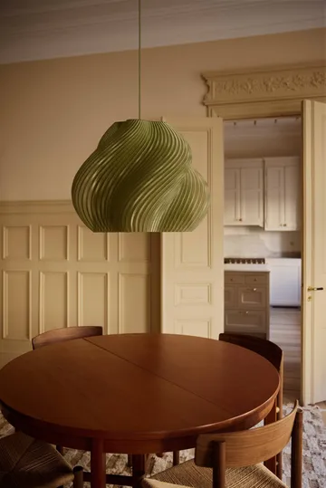 Soft Serve pendant - Olive-chrome, Mega, 60 cm - Crème Atelier