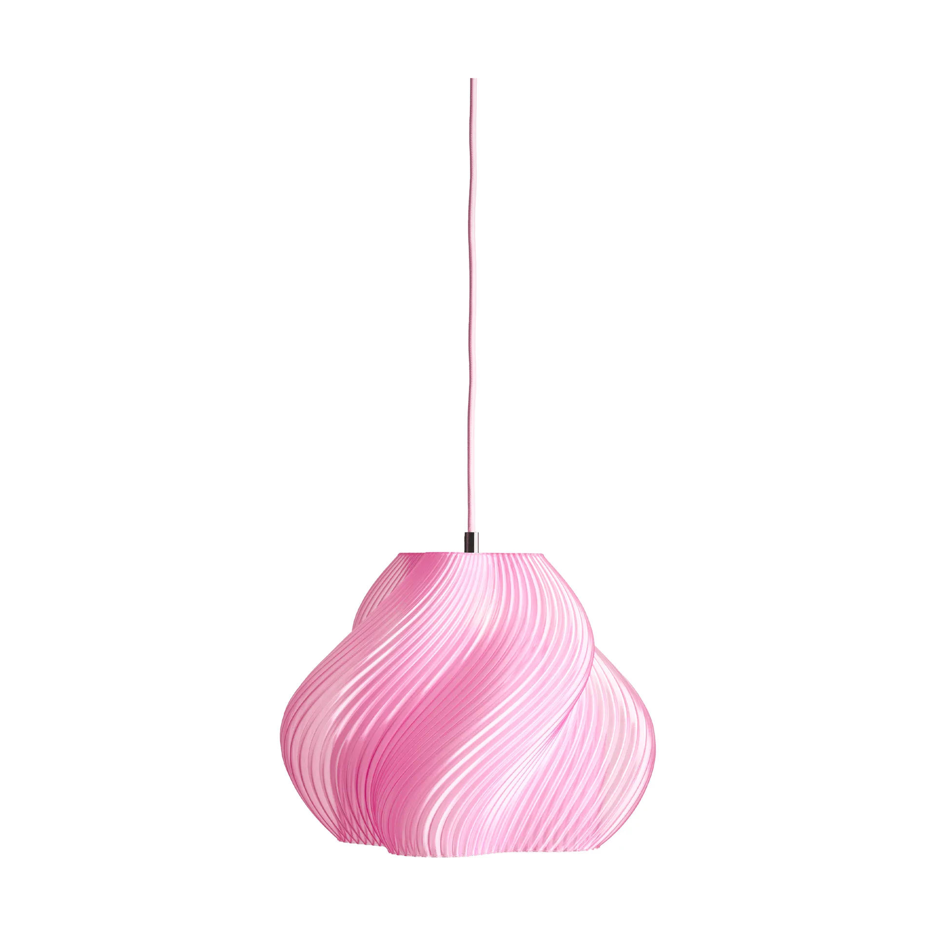 Soft Serve pendant, Rose sorbet-brass, 02, 25 cm Crème Atelier