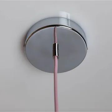 Soft Serve pendant - Rose sorbet-chrome, 01, 20 cm - Crème Atelier