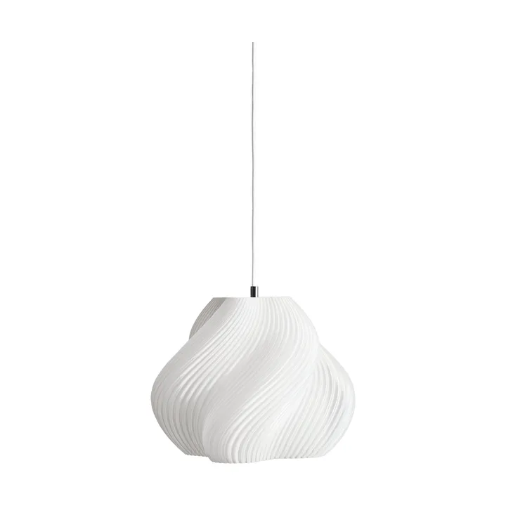 Soft Serve pendant - White-chrome, 02, 25 cm - Crème Atelier