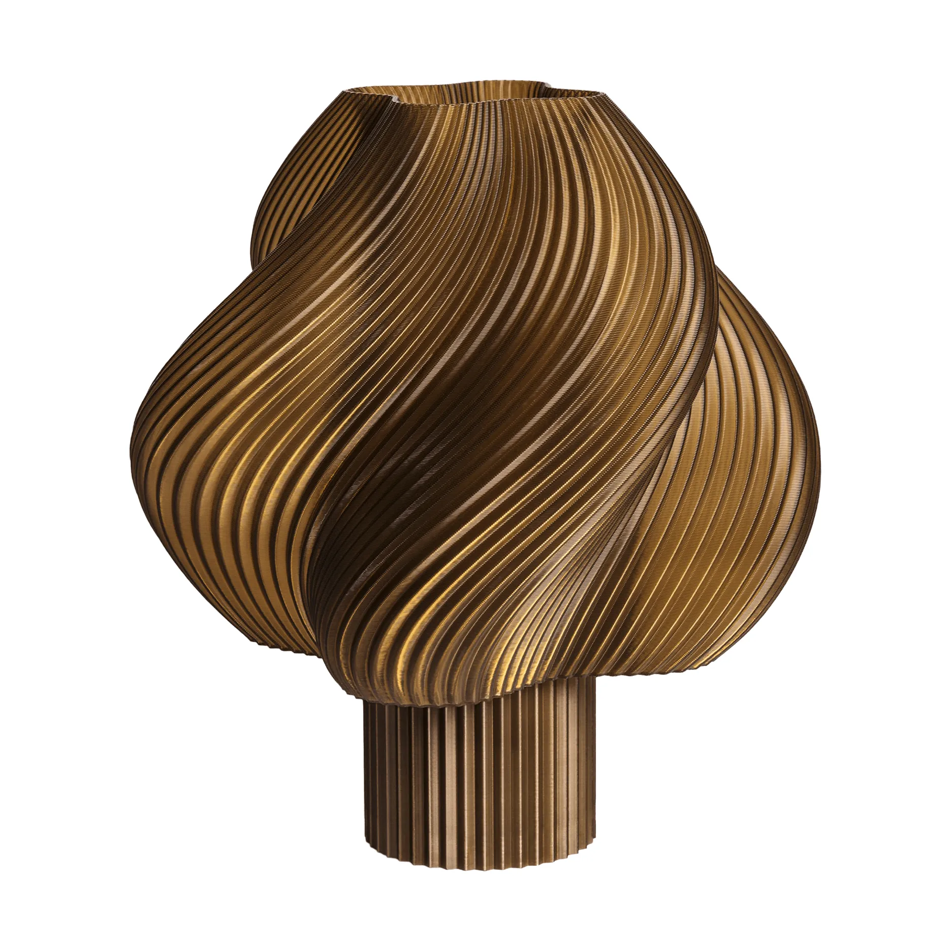 Soft Serve portable table lamp, Caramel, 23 cm Crème Atelier