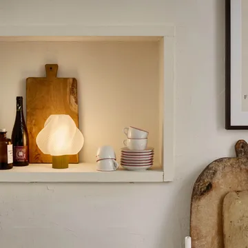Soft Serve portable table lamp - Cloudberry, 23 cm - Crème Atelier