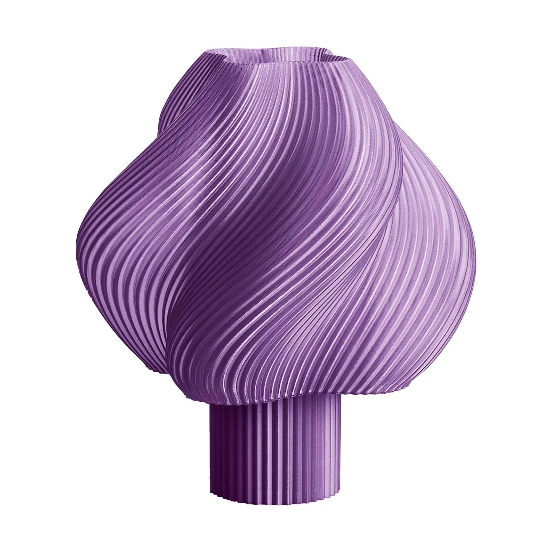 Soft Serve portable table lamp, Lavender sorbet, 23 cm Crème Atelier