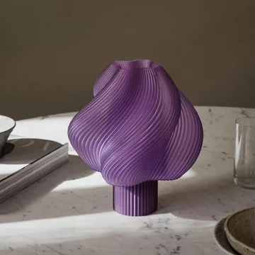 Soft Serve portable table lamp - Lavender sorbet, 23 cm - Crème Atelier