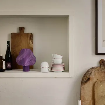 Soft Serve portable table lamp - Lavender sorbet, 23 cm - Crème Atelier