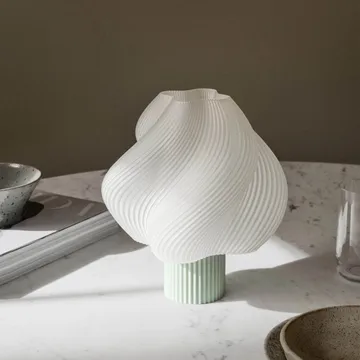 Soft Serve portable table lamp - Matcha, 23 cm - Crème Atelier