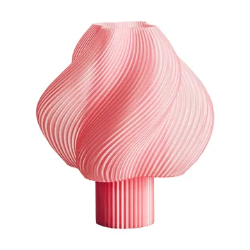 Soft Serve portable table lamp - Peach sorbet, 23 cm - Crème Atelier