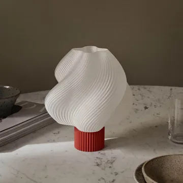 Soft Serve portable table lamp - Rhubarb, 23 cm - Crème Atelier