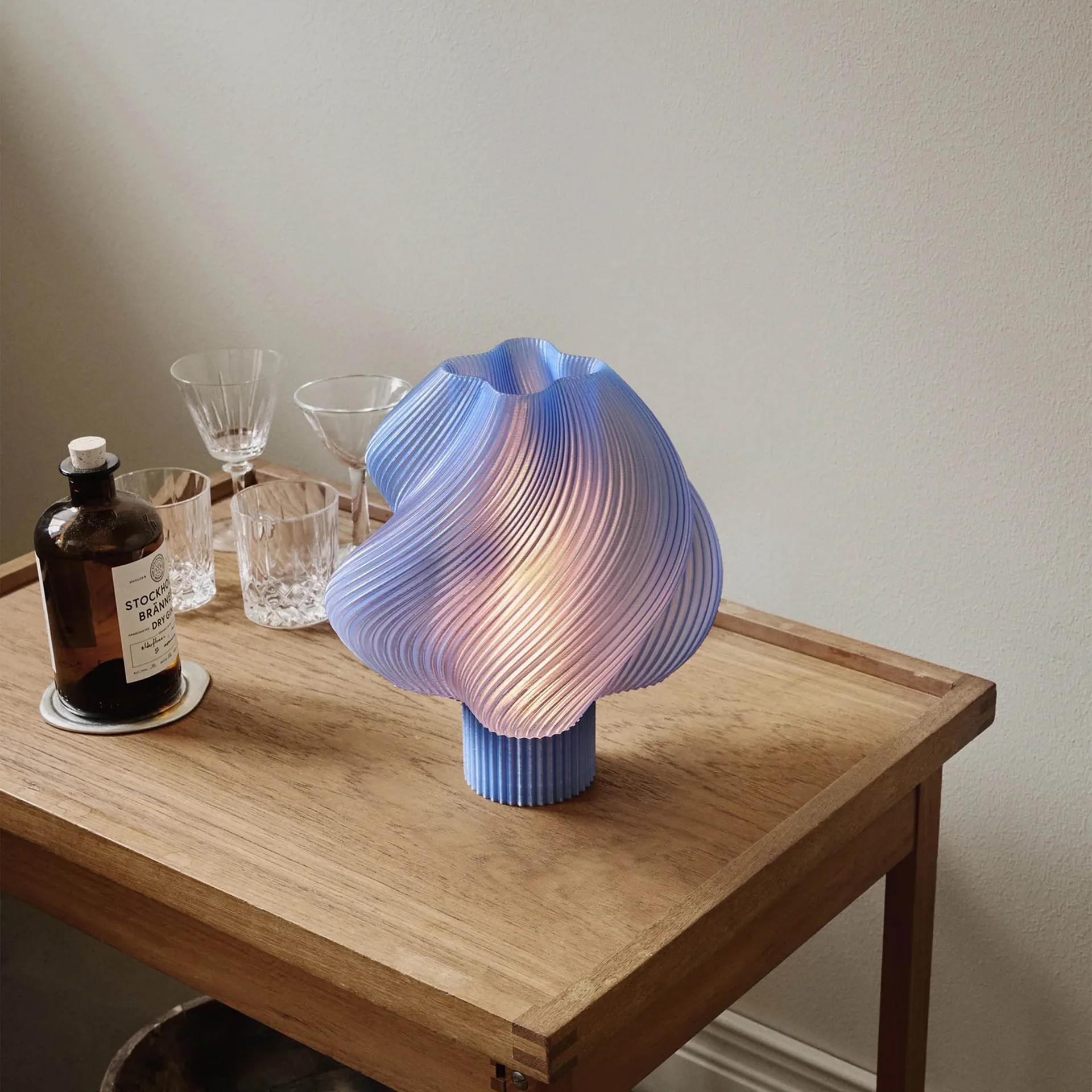 Soft Serve table lamp, Blueberry sorbet, Regular, 26 cm Crème Atelier