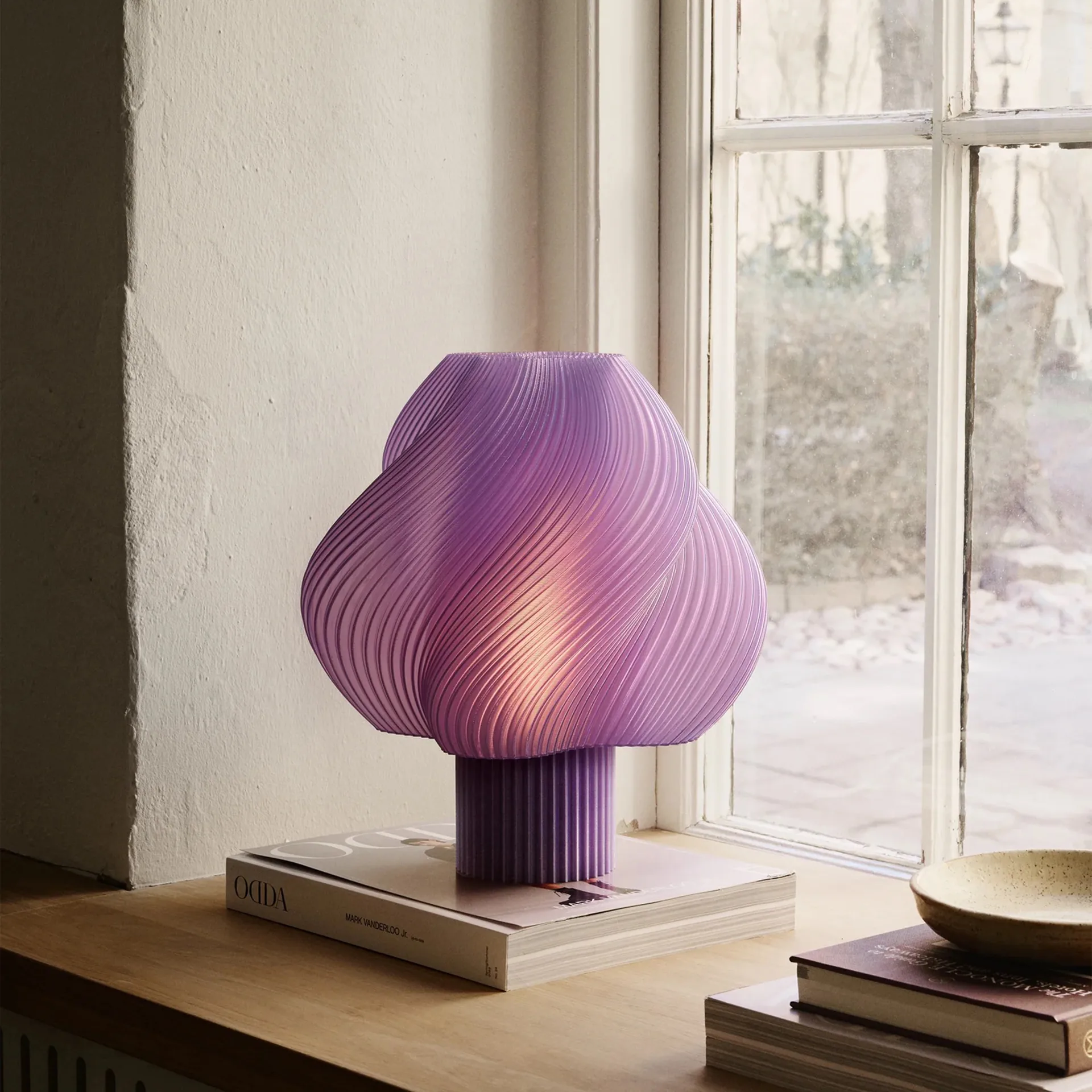 Soft Serve table lamp, Lavender sorbet, Grande, 34 cm Crème Atelier