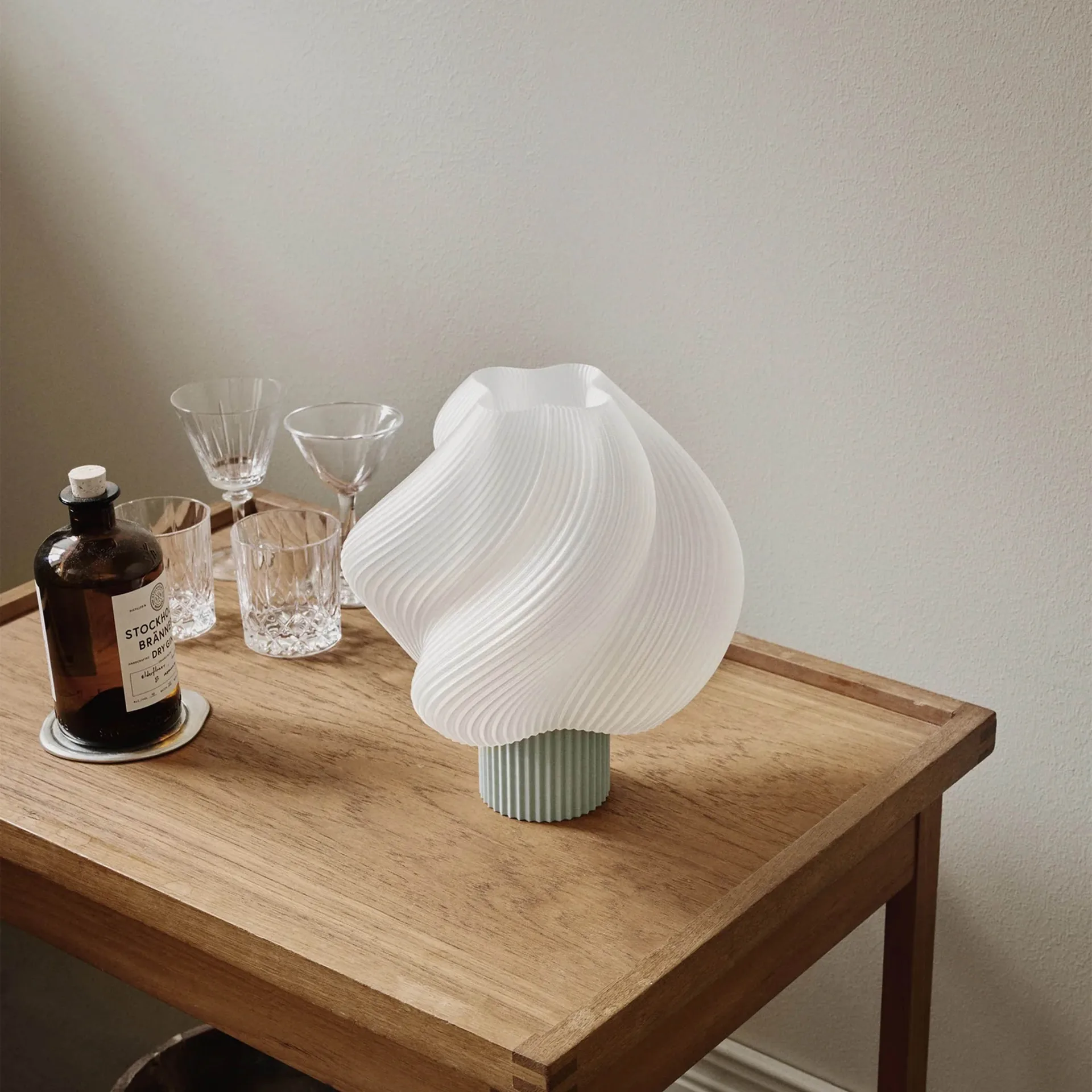 Soft Serve table lamp, Matcha, Regular, 26 cm Crème Atelier