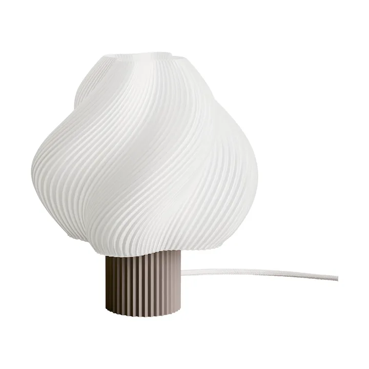 Soft Serve table lamp - Mocha, Regular, 26 cm - Crème Atelier