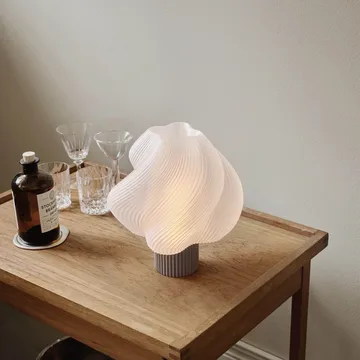 Soft Serve table lamp - Mocha, Regular, 26 cm - Crème Atelier