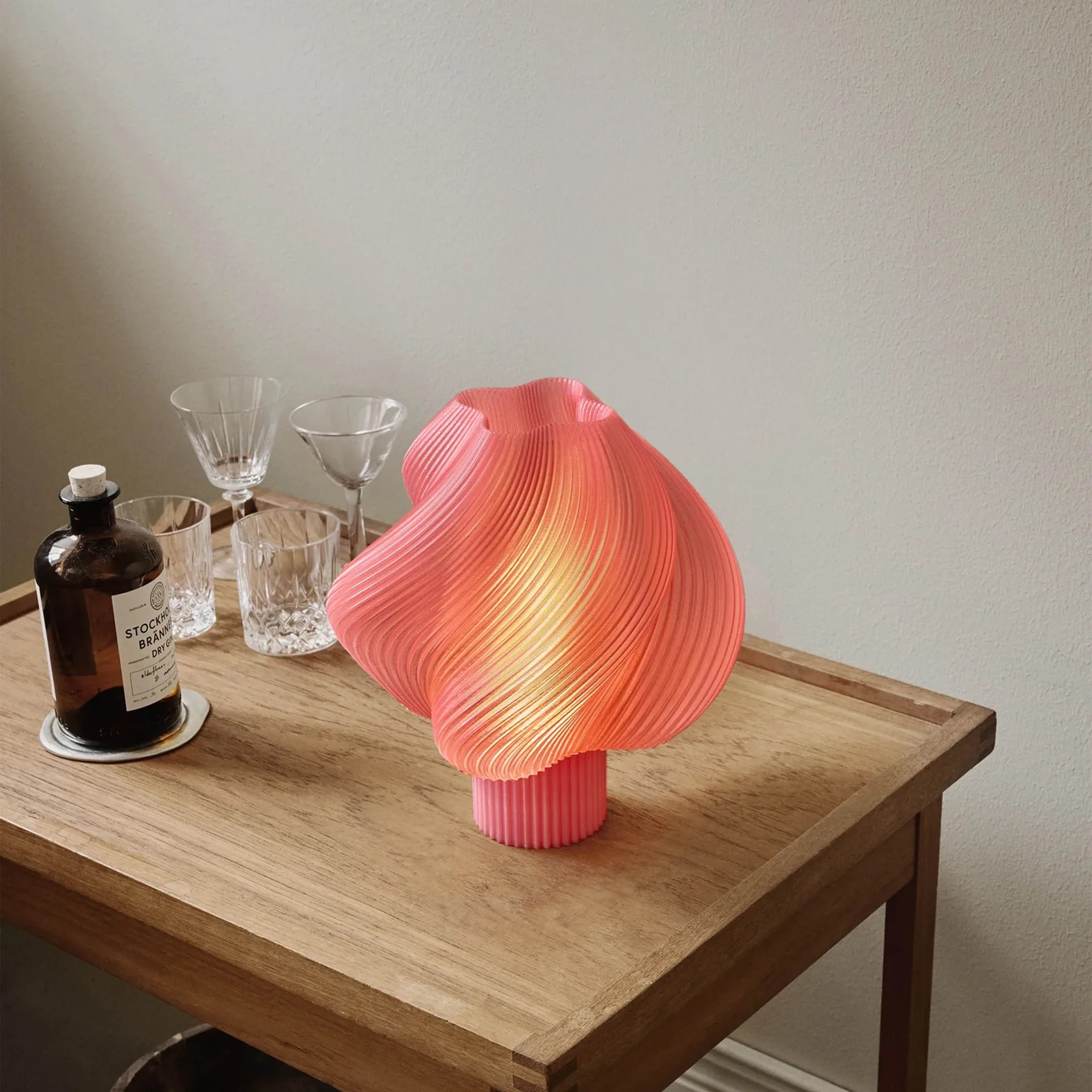 Soft Serve table lamp, Peach sorbet, Regular, 26 cm Crème Atelier
