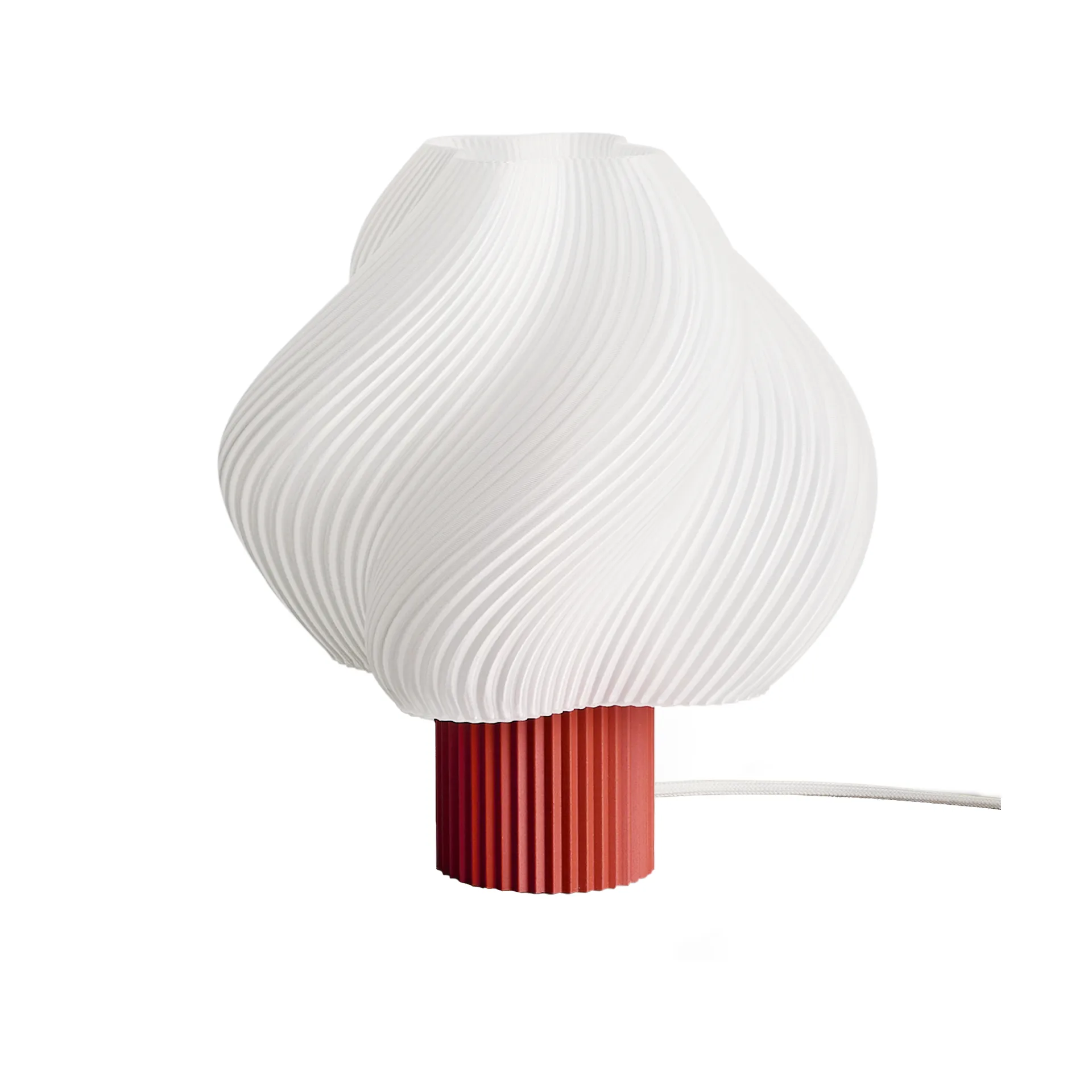 Soft Serve table lamp, Rhubarb, Grande, 34 cm Crème Atelier
