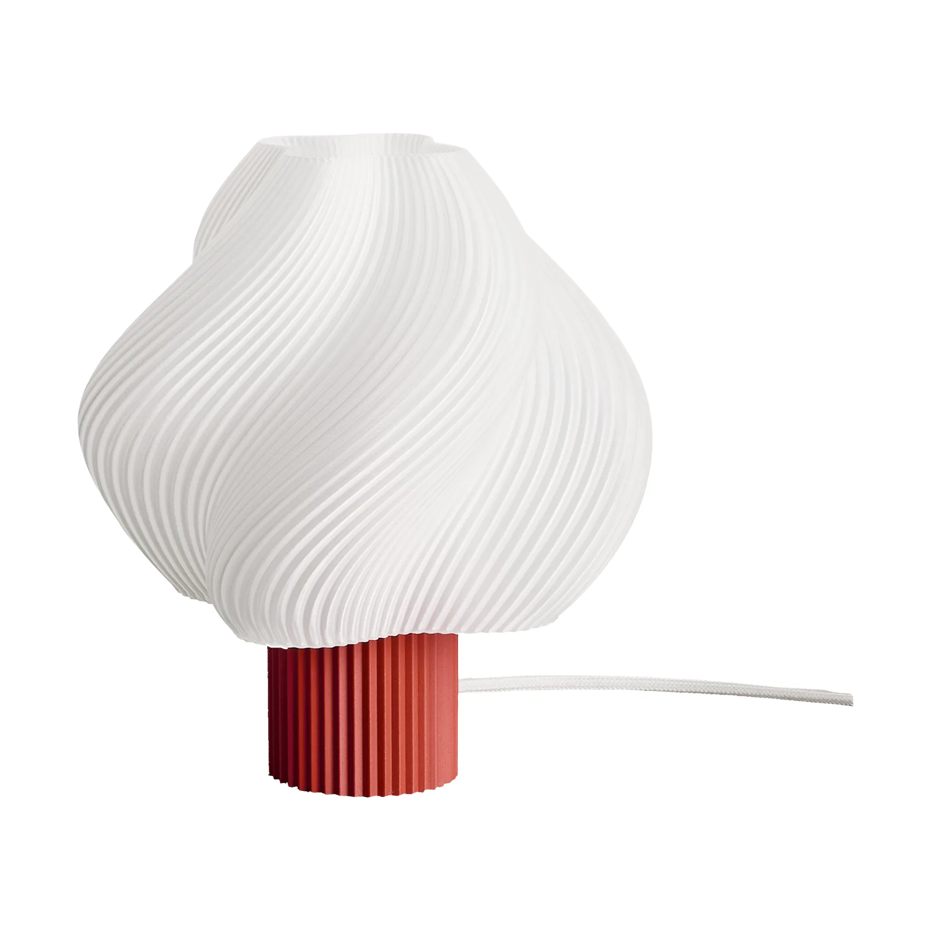 Soft Serve table lamp, Rhubarb, Regular, 26 cm Crème Atelier