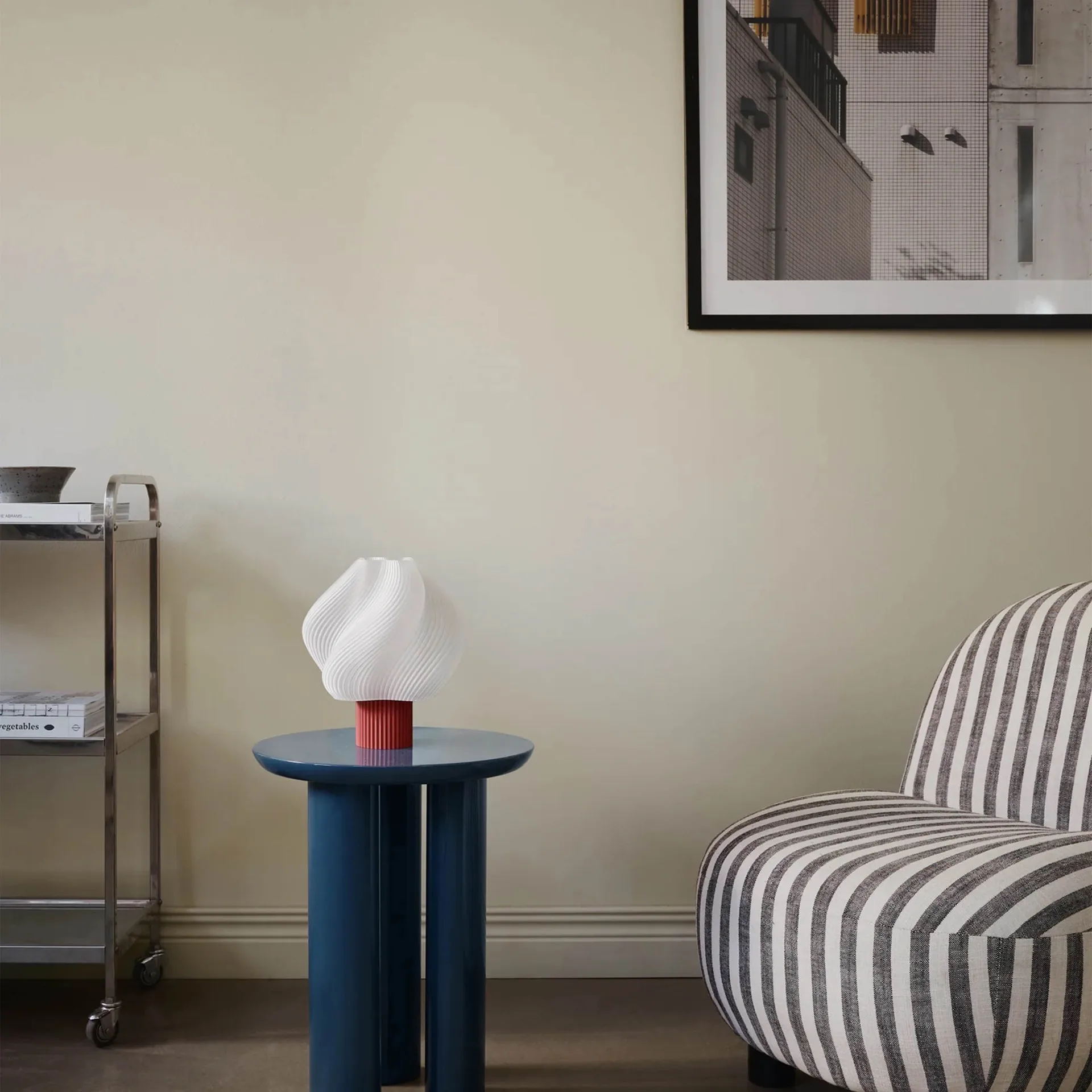 Soft Serve table lamp, Rhubarb, Regular, 26 cm Crème Atelier