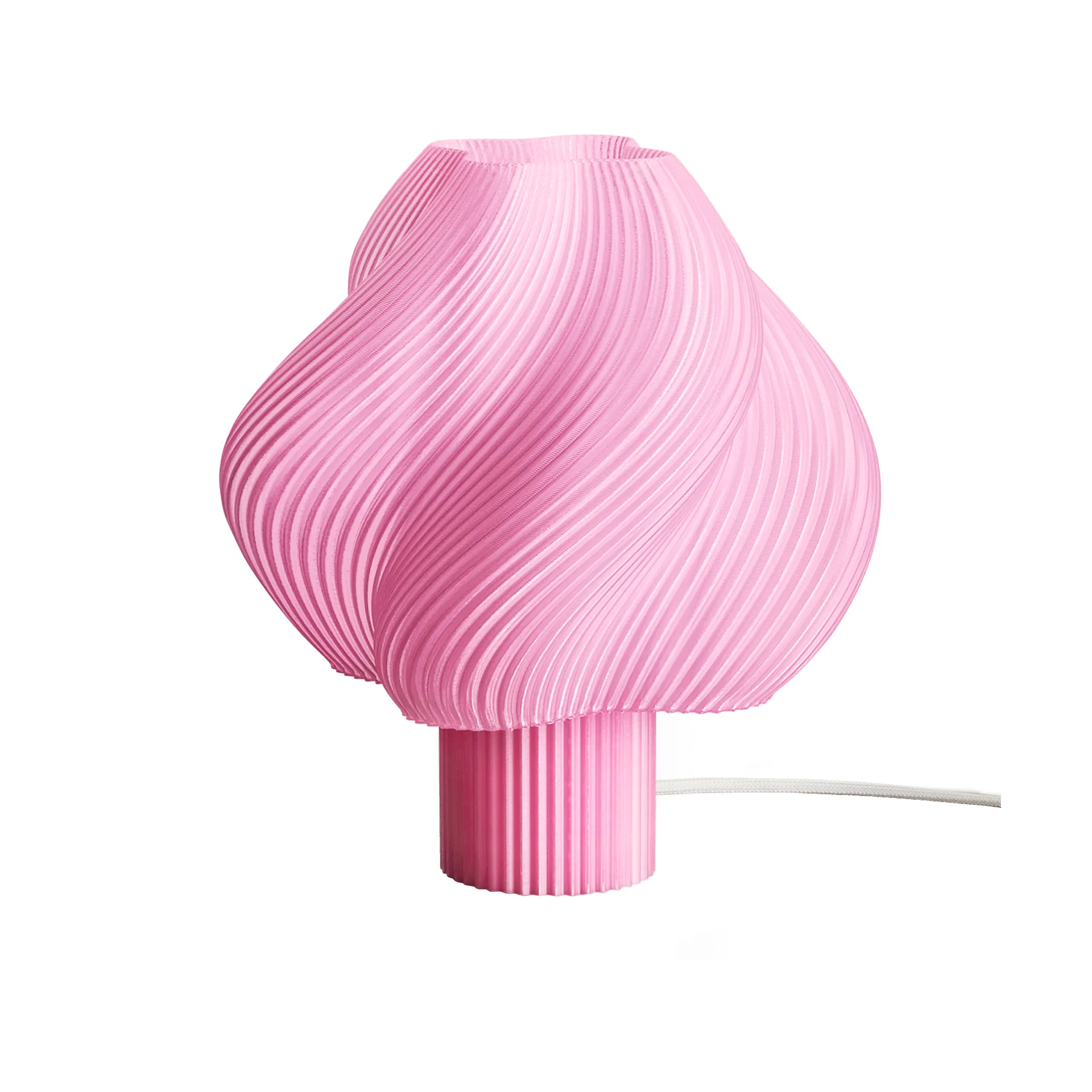 Soft Serve table lamp, Rose sorbet, Grande, 34 cm Crème Atelier