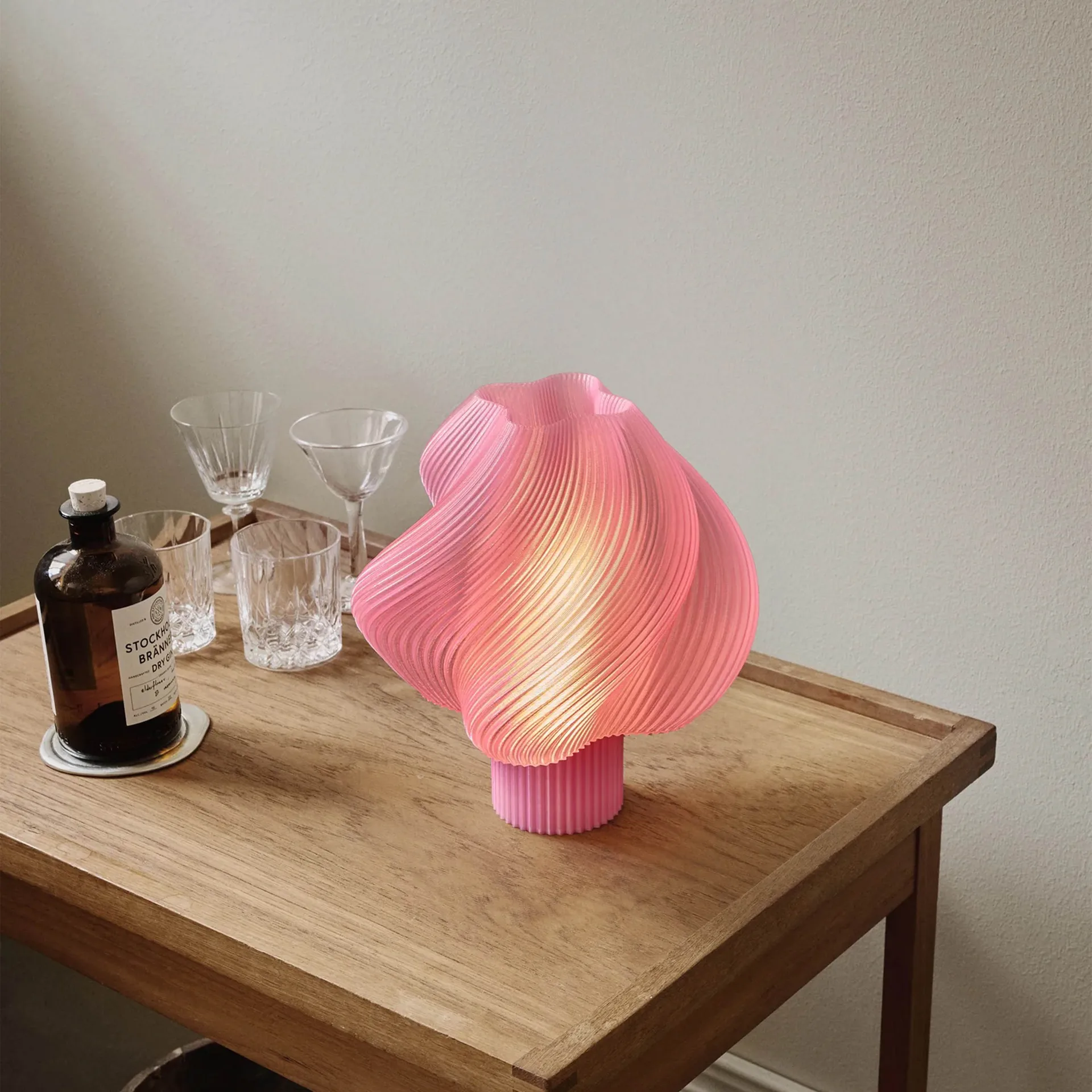 Soft Serve table lamp, Rose sorbet, Regular, 26 cm Crème Atelier
