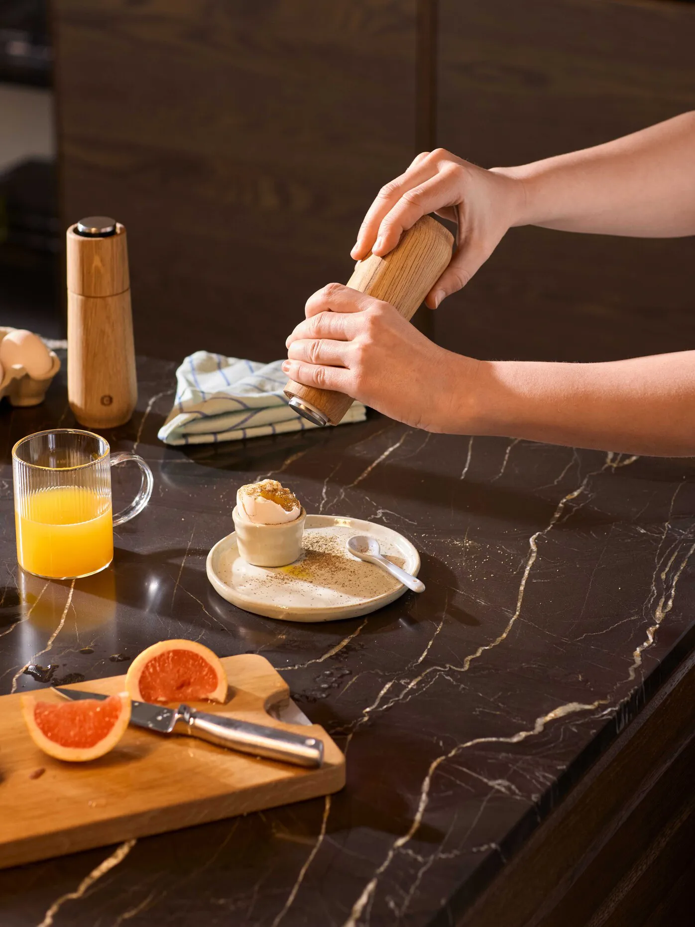 Champagne chopping board, Oak, small Crushgrind