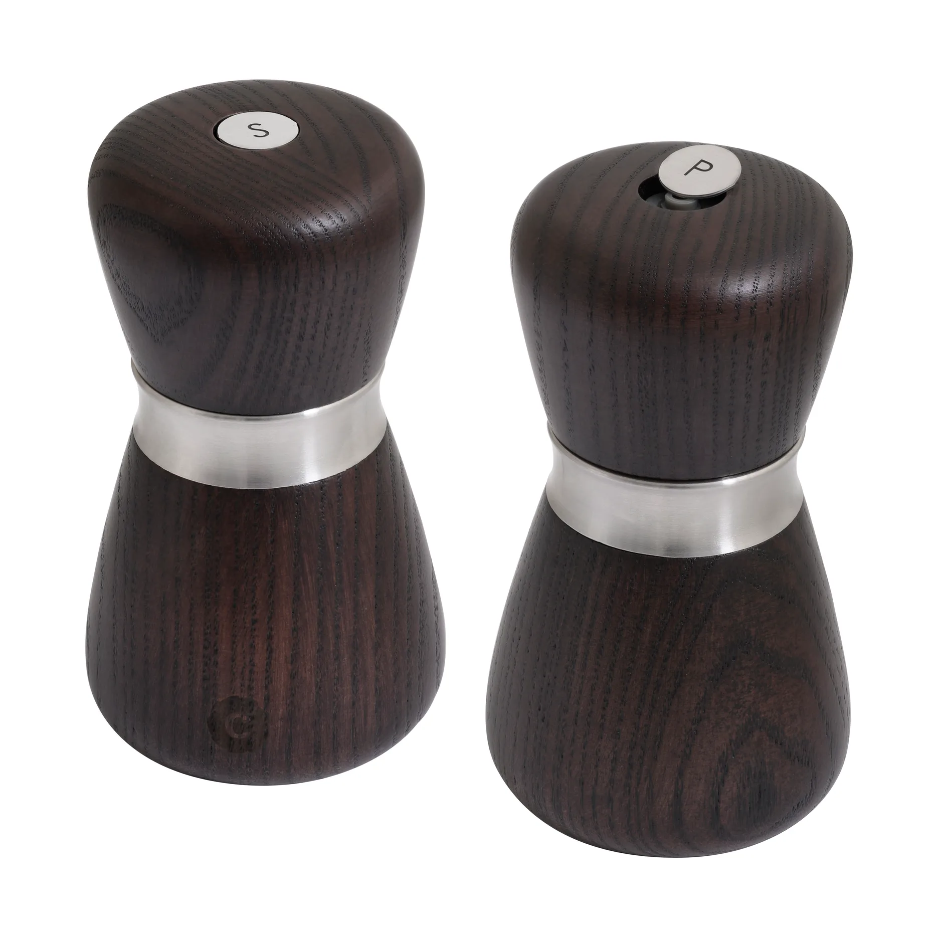 Kyoto spice grinder, Brown glaze, FSC ash, 10 cm Crushgrind