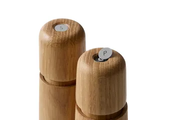 Stockholm spice mill - Natural, FSC oak, 11 cm - Crushgrind